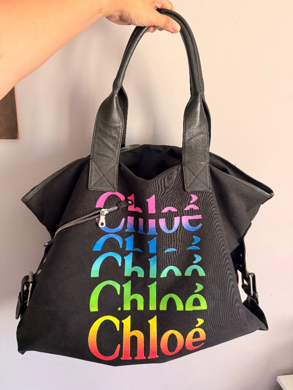 Chloe Large weekender Tote Bag